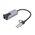 Adapter Type C - USB 3.0 JWD na 2.5Gbps Gigabitni LAN sivo crni.
