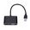 Adapter USB 3.0 JWD na HDMI, VGA, AUDIO, 3 u 1 crni.