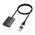 Adapter Type C - USB 3.0 JWD na 2x HDMI 60Hz crni.