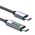 Data kabl KONFULON DL85, LCD displej (ekran) Display 100W Type C na Type C 1m.