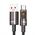 USB data kabl Moxom LX-CB843 LED 100W Type C 1,8m crni (MS).