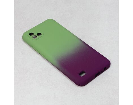 Futrola Double Color - Realme C11 (2021)/C20 zeleno-ljubicasta.