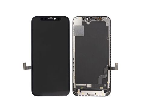 LCD displej (ekran) - iPhone 12 Mini + touchscreen black (crni) APLONG Hard OLED.