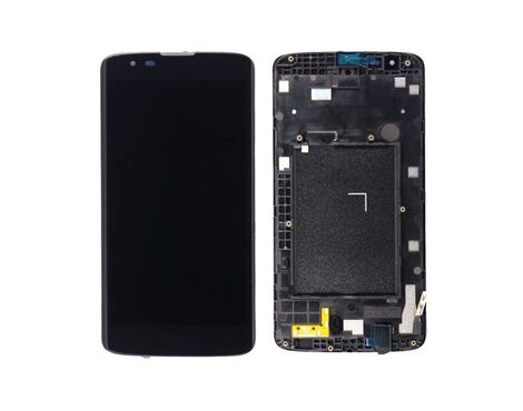 LCD displej (ekran) - LG K7 + touchscreen + frame black (crni).