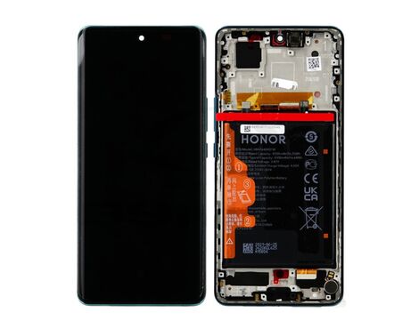 LCD displej (ekran) - Huawei Honor 50 + touchscreen + baterija + frame Frost Crystal Service Pack ORG/02354GLX.