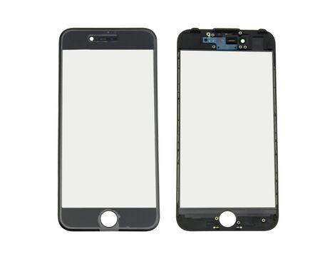 Staklo touchscreen-a + frame + OCA - Iphone 7 Crno.