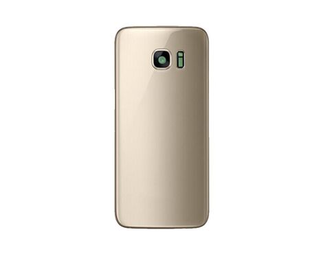 Poklopac - Samsung G935/Galaxy S7 Edge Gold + staklo kamere (NO LOGO).