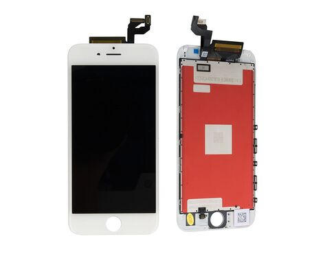 LCD displej (ekran) - Iphone 6S + touchscreen white (beli) High-brightness+High gamut+360pol.