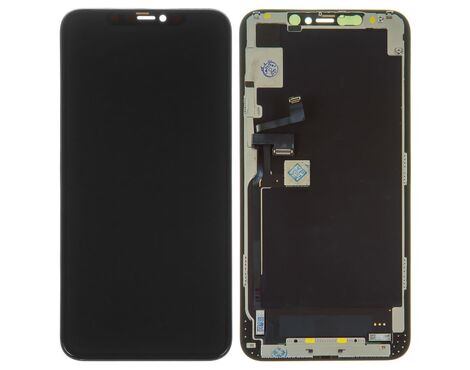 LCD displej (ekran) - Iphone 11 Pro Max + touchscreen black (crni) (GVO) hard OLED.