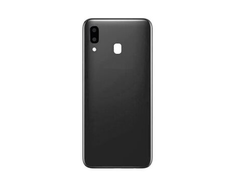 Poklopac - Samsung A305/Galaxy A30 2019 black (crni) + staklo kamere (NO LOGO).