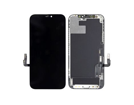 LCD displej (ekran) - Iphone 12/12 Pro + touchscreen black (crni) (Flexible OLED) CSOT.