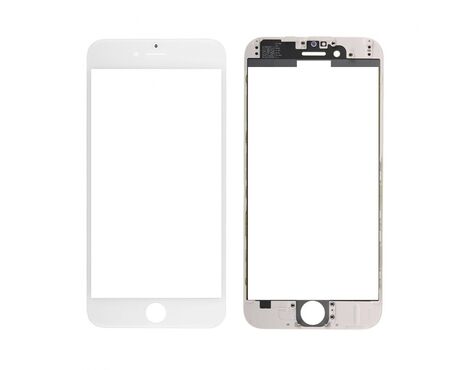 Staklo touchscreen-a + frame + OCA - Iphone 6G Belo (Crown Quality).