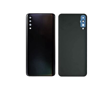 Poklopac - Samsung A705/Galaxy A70 2019 black (crni) + staklo kamere (NO LOGO).