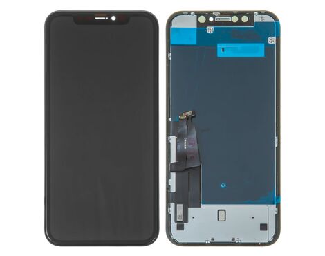 LCD displej (ekran) - Iphone XR + touchscreen black (crni) (sa drzacem kamere i senzora) NCC Incell.