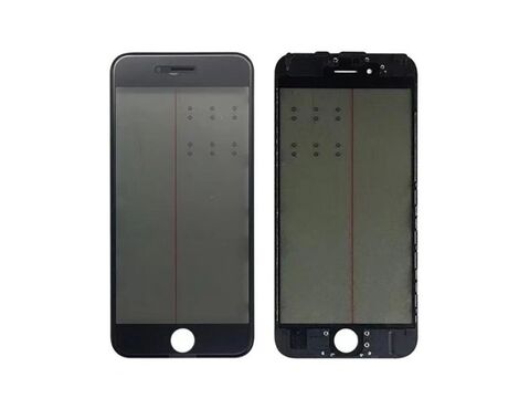 Staklo touchscreen-a+frame+OCA+polarizator - Iphone 7 4,7 crno CO.
