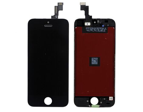 LCD displej (ekran) - Iphone 5S sa touchscreen crni high CHA.