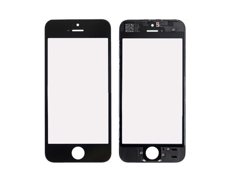 Staklo touchscreen-a+frame - Iphone 5S crno OCM.