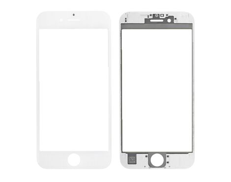 Staklo touchscreen-a+frame+OCA - Iphone 6 4,7 belo (SMRW).