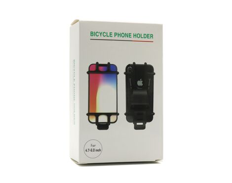 Drzac - mobilni telefon za bicikl/motor/kolica Soft grip crni (MS).