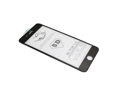 Zastitna folija za ekran GLASS 5D - Iphone 7 Plus/8 Plus crna (MS).