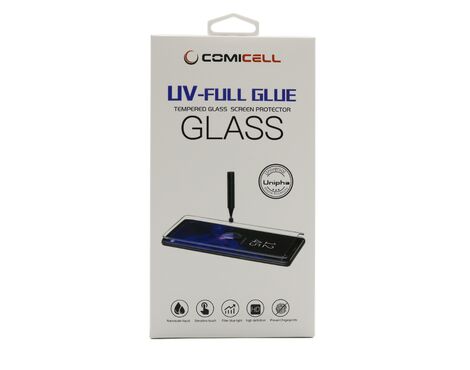 Zastitna folija za ekran GLASS 3D MINI UV-FULL GLUE - Samsung G950F Galaxy S8 zakrivljena providna (bez UV lampe) (MS).