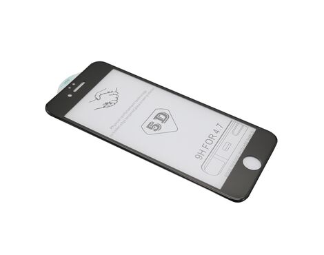 Zastitna folija za ekran GLASS 5D - Iphone 6G/6S crna (MS).