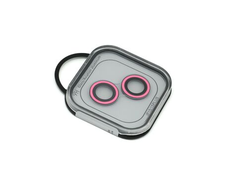 Folija - zastitu kamere GLASS LUXO za iPhone 15 (6.1)/15 Plus (6.7) roze (MS).