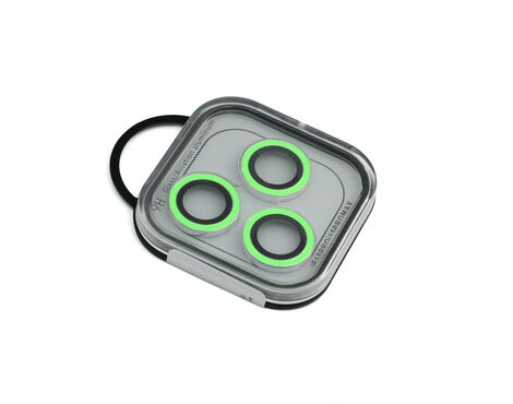 Folija - zastitu kamere GLASS LUXO za iPhone 15 Pro (6.1)/15 Pro Max (6.7) zelena (MS).