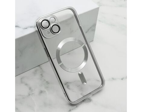 Futrola CAMERA PROTECT MagSafe - iPhone 15 Plus srebrna (MS).
