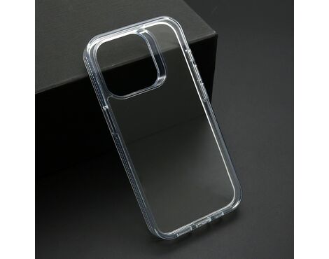 Futrola COLOR frame za iPhone 15 Pro (6.1) srebrna (MS).