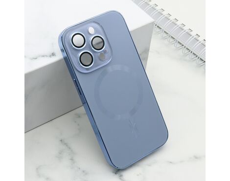 Futrola ELEGANT METAL MAGSAFE - iPhone 14 Pro (6.1) svetlo plava (MS).