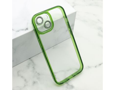 Futrola DIAMOND LENS - iPhone 15 zelena (MS).