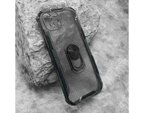 Futrola DEFENDER RING providna - iPhone 15 Plus crna (MS).