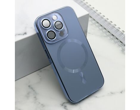 Futrola ELEGANT METAL MAGSAFE - iPhone 15 Pro (6.1) svetlo plava (MS).