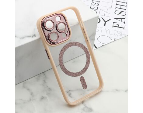 Futrola DIAMOND MagSafe - iPhone 14 Pro (6.1) roze (MS).