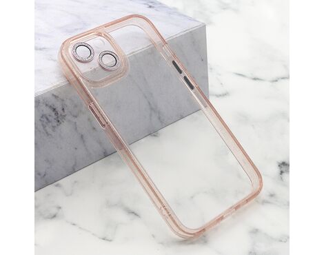 Futrola DIAMOND LENS - iPhone 13 (6.1) roze (MS).