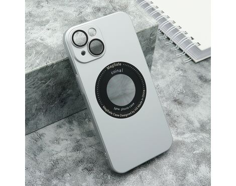 Futrola ELEGANT LOGO CUT - iPhone 14 (6.1) srebrna (MS).