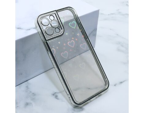Futrola Heart IMD - iPhone 12 Pro 6.1 srebrna (MS).