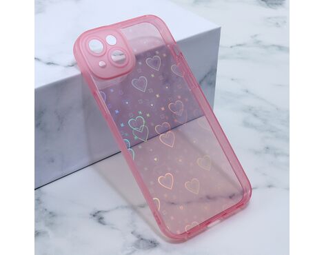 Futrola Heart Color IMD - iPhone 14 Plus roze (MS).