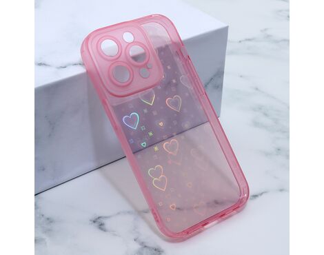 Futrola Heart Color IMD - iPhone 14 Pro roze (MS).