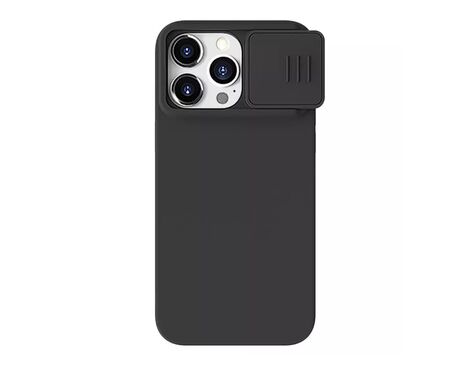Futrola Nillkin Cam Shield Silky - iPhone 15 Pro Max (6.7) crna (MS).