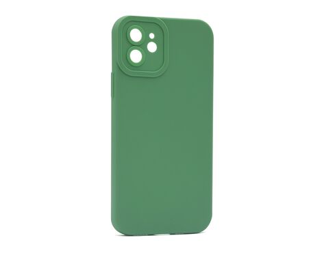Silikonska futrola Pro Camera - iPhone 12 6.1 tamno zelena (MS).