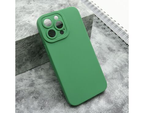 Silikonska futrola Pro Camera - iPhone 15 Pro Max (6.7) tamno zelena (MS).