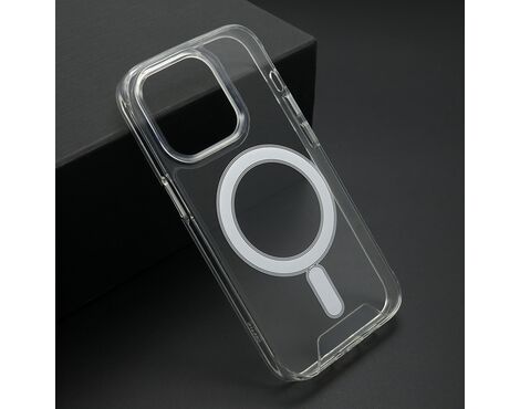 Futrola STANDARD MagSafe - iPhone 15 Pro (6.1)providna (bela) (MS).