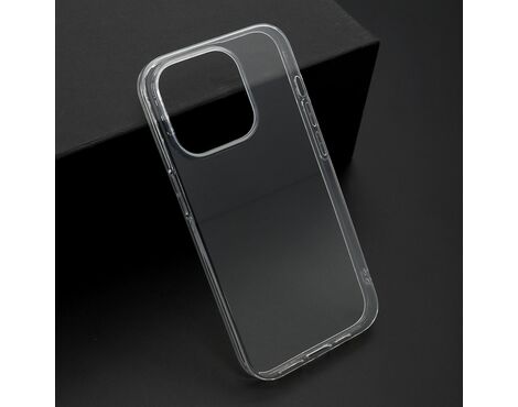 Silikonska futrola ultra tanka (skin) PROTECT - iPhone 15 Pro (6.1) providna (bela) (MS).