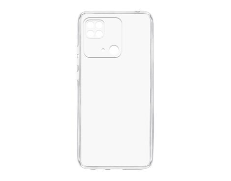 Silikonska futrola ultra tanka (skin) PROTECT - Xiaomi Redmi 10C providna (bela) (MS).