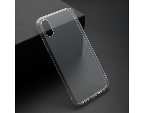 Silikonska futrola ultra tanka (skin) PROTECT - Iphone XS providna (bela) (MS).