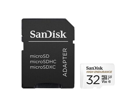 Memorijska kartica SanDisk SDHC 32GB Endurance micro 100MB/s 40MB/s Class10 U3/V30+SD sa adapterom (MS).