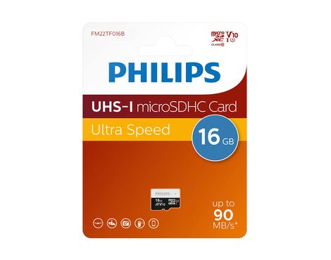 Memorijska kartica PHILIPS Micro SD 16GB V10 ULTRA SPEED (FM22TF016B/93) (MS).