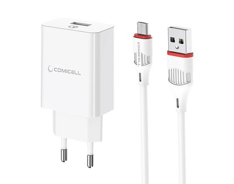 Kucni punjac Comicell Superior CO-BA21A Fast QC3.0 18W 3A Micro USB beli (MS).